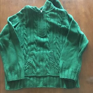 Christopher & Banks deep green sweater